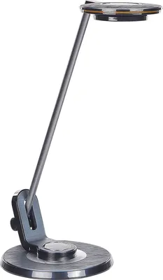 Produktbild von BELIANI LED-Schreibtischlampe Schwarz Metall USB-Port Dimmbar Verstellbarer Schirm Arm Helligkeitsregulierung Modern Büro Ausstattung Arbeitsleuchte