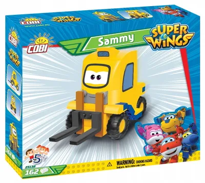 Produktbild von COBI Super Wings Sammy, Flugzeug, Kinderserie, Spielzeug, Konstruktionsbausteine, 162 Teile, 25138