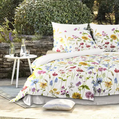 Produktbild von Irisette Mako-Satin Bettwäsche Wave 8698 multi 135x200 cm + 80x80 cm