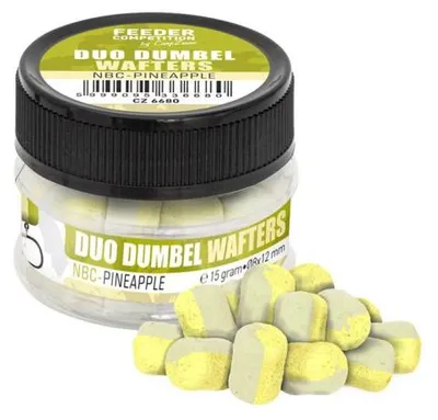 Produktbild von CarpZoom Duo Dumble Wafters 10x14mm 15g NBC-Pinappel