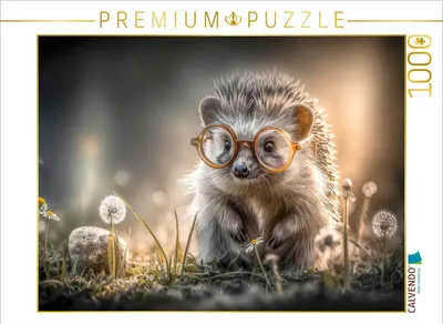 Produktbild von CALVENDO Puzzle Ein Igel | 1000 Teile Lege-Größe 64x48cm Foto-Puzzle für glückliche Stunden