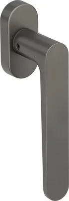 Produktbild von Griffwerk AVUS -Kaschmirgrau Fensterolive -unverschließbar rechts Stiflänge 7x32mm