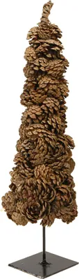Produktbild von Deko Baum aus Zapfen für Weihnachten dekorativ und langlebig
