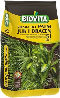 Zdjęcie produktu dla Ziemia do palm juk i dracen 5l - Biovita