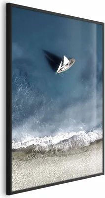 Produktbild von Posterpapier Poster - Yacht on the Sea 40x60 cm Landschaften c-C-0206-ao-a