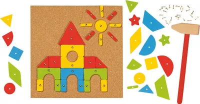 Produktbild von Goki Hammerspiel, 3 Jahr(e), Kork, Metall, Holz, Mehrfarbig