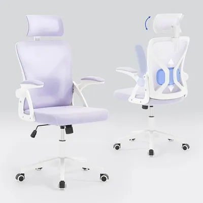 Imagen del producto de Silla de oficina ergonómica con función de inclinación de hasta 125°, capacidad máxima de 150 kg