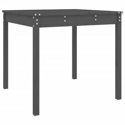 Obrázek produktu pro vidaXL Zahradní stůl Grey 82,5x82,5x76 cm Borovicový masiv
