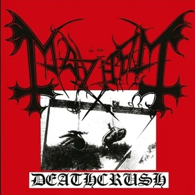 Produktbild von Mayhem - Deathcrush (Reissue) (Limited Edition) (Red/Black Spatter Coloured) (LP)