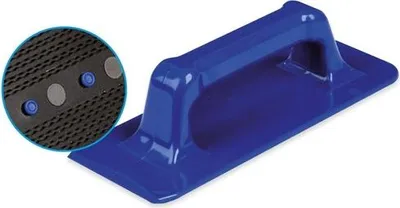 Produktbild von Ergonomischer Handpadhalter für Schleif- und Scheuerschwämme - Blau