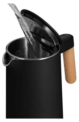 Productafbeelding van Elektrische waterkoker, dubbelwandig, 1,5 liter, zwart, Concept RK 3301
