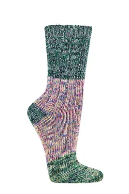 Produktbild von Wowerat Multicolor Baumwollsocken bunt Damen Herren Gr. 35-38 2 Paar