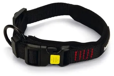 Immagine prodotto di Beeztees Parinca Premium - Collare per cani - nylon - nero - 60-65 cm x