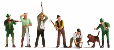 Obrázek produktu pro NOCH Hunters and Lumberjacks, HO (1:87), Vícebarevný
