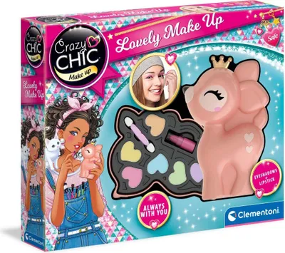 Imagen del producto de Clementoni Crazy Chic 18631, Set de maquillaje para niños, a partir de 6 años, Multicolor