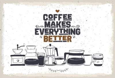 Produktbild von vianmo Holzschild 12x18 cm Kaffee Coffee everything better