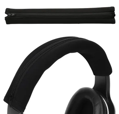 Obrázek produktu pro kwmobile Kryt na čelenku kompatibilní s pouzdrem Razer Kraken 7.1 V2 Pro - neoprenové polstrování čelenky - ochrana sluchátek - černý