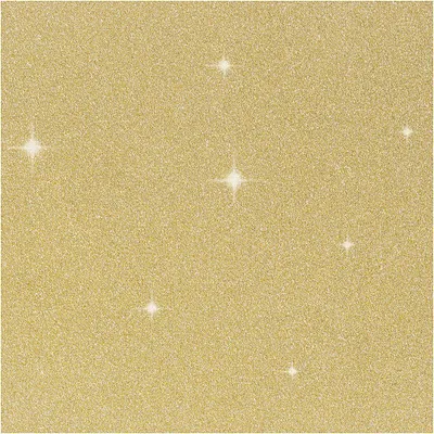 Produktbild von Glitzerfolie, B 35 cm, Stärke: 110 Micron, Gold, 2m
