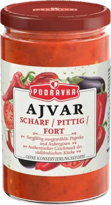 Immagine prodotto di Pasta Ajvar z Papryki i Bakłażana ostry 350g