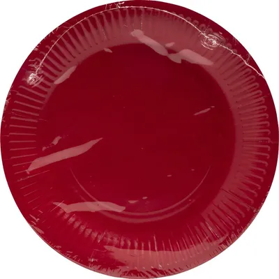 Zdjęcie produktu dla PRONAPPE 79215I, Płyta, Okrągły, Karton, Czerwony, Monochromatyczny, 23 cm