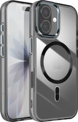 Zdjęcie produktu dla Avizar, etui kompatybilne z MagSafe iPhone 17 Cristal Colour, czarne