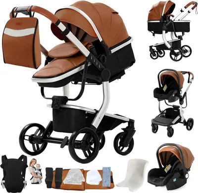 Immagine prodotto di Seggiolino auto per bambini, leggero, design 3 in 1, X518-KHAKI