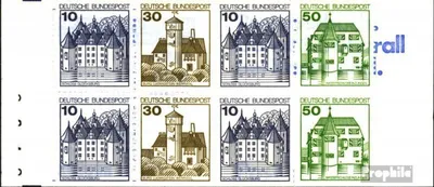 Produktbild von Briefmarken BRD (BR.Deutschland) 1980 Mi MH22ai (kompl.Ausg.) postfrisch Burgen und Schlösser