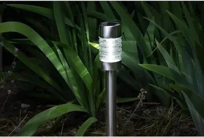 Produktbild von Solarleuchte, Edelstahl, 10 Lumen, 8 Stunden Leuchtdauer, 0.13W, 2 Installationsarten