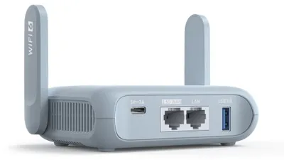 Imagen del producto de Router inalámbrico ALLNET AX de 3000 Mbit, de tamaño compacto, para uso doméstico y en viajes / Cliente WiFi con sistema operativo OpenWRT