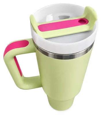 Obrázek produktu pro 30oz Termohrnék s rukojetí - Nerezový vakuově izolovaný tumbler na kávu a studené nápoje, zelený