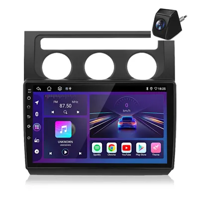 Obrázok produktu pre Autorádio Carplay 2+64 GB s uhlopriečkou 10" pre VW Touran 1T1, 1T2, 1T3 (2003–2010) – Android 15, Wi-Fi, GPS, Bluetooth, DAB, SWC, RDS