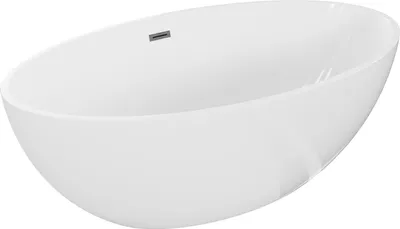 Obrázek produktu pro Mexen Nike volně stojící vana 175 x 100 cm, bílá, přepad gun gray kartáčovaný - 54071751000-66