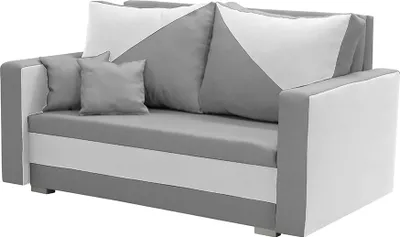 Produktbild von 2-Sitzer-Sofa mit Schlaffunktion ASTO1 - Hellgrau/Creme