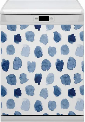 Produktbild von Magnete  Küche Magnetmatte Magnet für Spülmaschine Abwaschbar Nachbildung 60x80 cm  - DOTS -Tinte