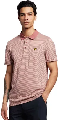 Produktbild von Lyle & Scott Microstripe Kurzarm-poloshirt Rosa S Rosa S