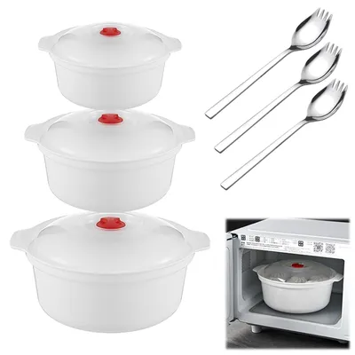 Produktbild von Dampfgarer für Mikrowelle mit Deckel
