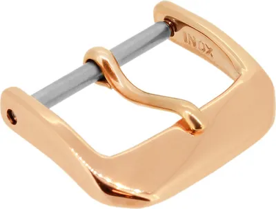Produktbild von Minott Dornschließe Edelstahl IP rosegoldfarben für Lederband, Anstoß:16 mm