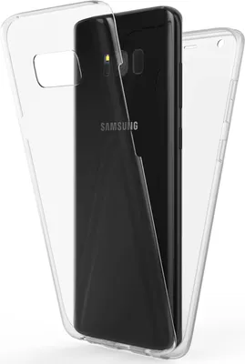 Image de NALIA 360 degrés Housse de téléphone portable pour Samsung Galaxy S8 Plus, Full Cover Case Bumper Transparent