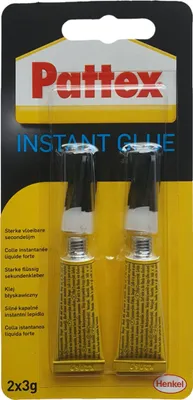 Produktbild von Sekundenkleber Pattex 2 x 3g flüssiger Sofortkleber "Instant Glue" von Henkel