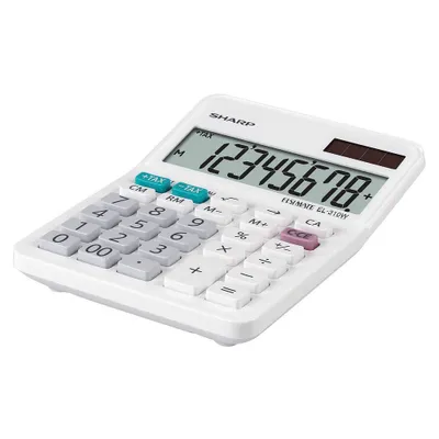 Produktbild von SHARP EL-310W Tischrechner weiß