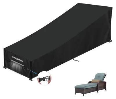Immagine prodotto di Copertura protettiva per sdraio, dimensioni 210x80x40/80 cm, tessuto Oxford 420D, impermeabile, resistente ai raggi UV, antivento