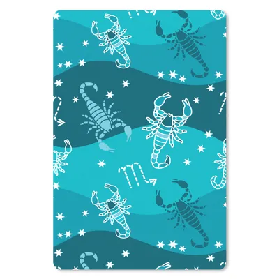 Produktbild von MuchoWow® Mauspad Mousepad Skorpion - Tierkreiszeichen - Muster 40x60 cm - Mousepads - Maus Mat - Pad - Mausunterlage - Schreibtisch Accesoire
