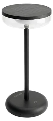 Produktbild von ZOLUNA Solar Tischlampe Bobbie, Schwarz
