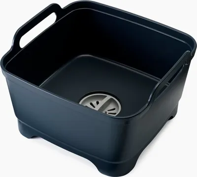 Produktbild von Joseph Joseph  Wash & Drain - Abwaschschüssel  mit Ablaufstopfen - dunkelgrau