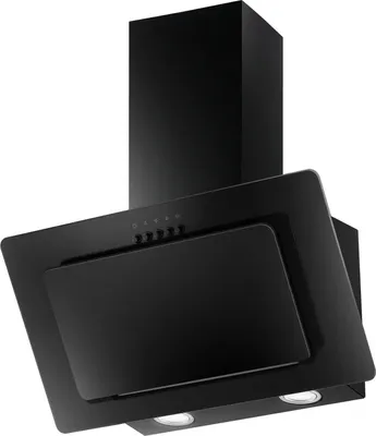 Produktbild von PKM Dunstabzugshaube Wandhaube Kopffreihaube S22-60 BBPY schwarz LED 60 cm