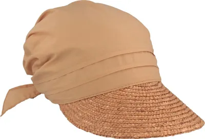 Seeberger Damen Strohcap mit Strohbortenschild in braun