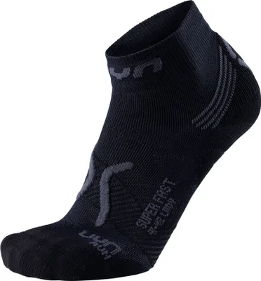 Produktbild von Uyn Run 2In Damen Laufsocken schwarz grau Gr 35-36