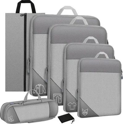 Produktbild von Famanu Packwürfel Set mit Schuhbeutel - 7-teilig in verschiedenen Größen