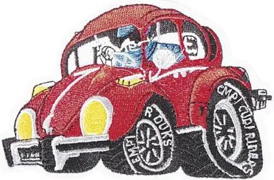 Produktbild von AUFNÄHER - Käfer - 04912 - Gr. ca. 10 x 7 cm - Patches Stick Applikation