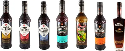 Produktbild von Vana Tallinn Rum Likör 7er Set Estnischer Liköör